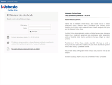 Tablet Screenshot of e-webasto.cz